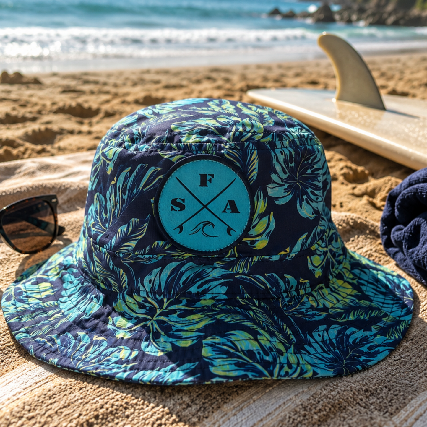 Surfers for Autism® Tropical Print Bucket Hat