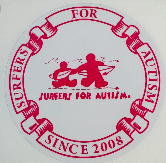 Surfers For Autism Classic Logo Sticker – 4"