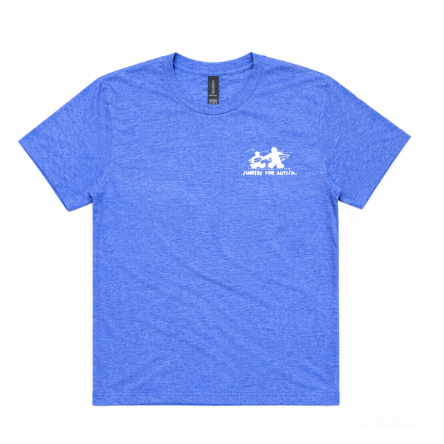 Surfers for Autism® Circle Logo Short Sleeve Tee In Blue