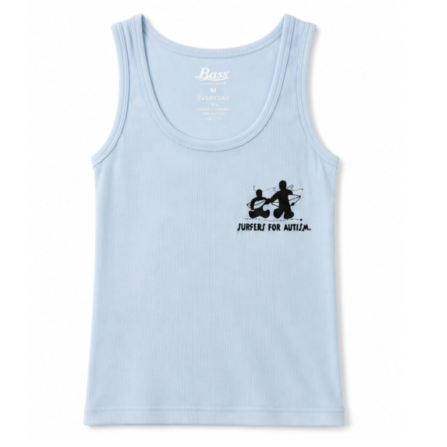 Surfers for Autism® Classic Logo Womens Tank Top Baby Blue