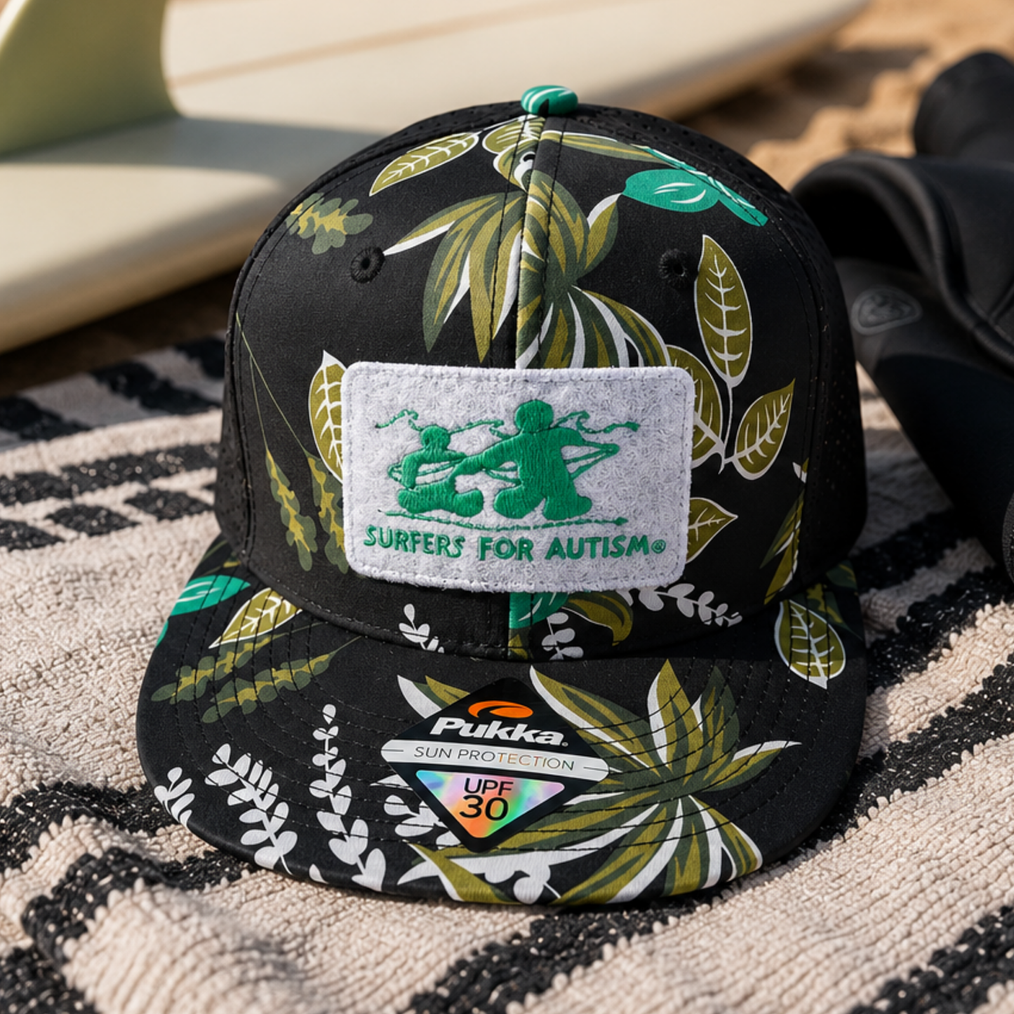 Surfers for Autism® Tropical UPF 30 Performance Hat