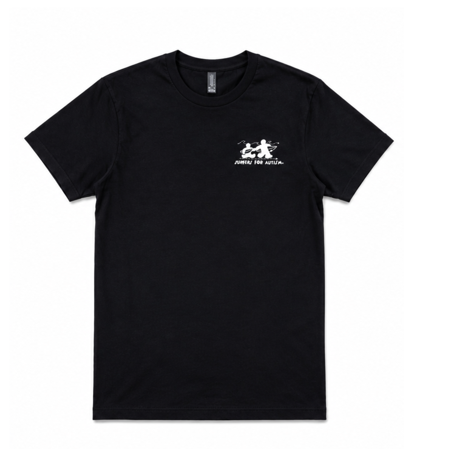Surfers for Autism® Circle Logo Short Sleeve Tee In Black