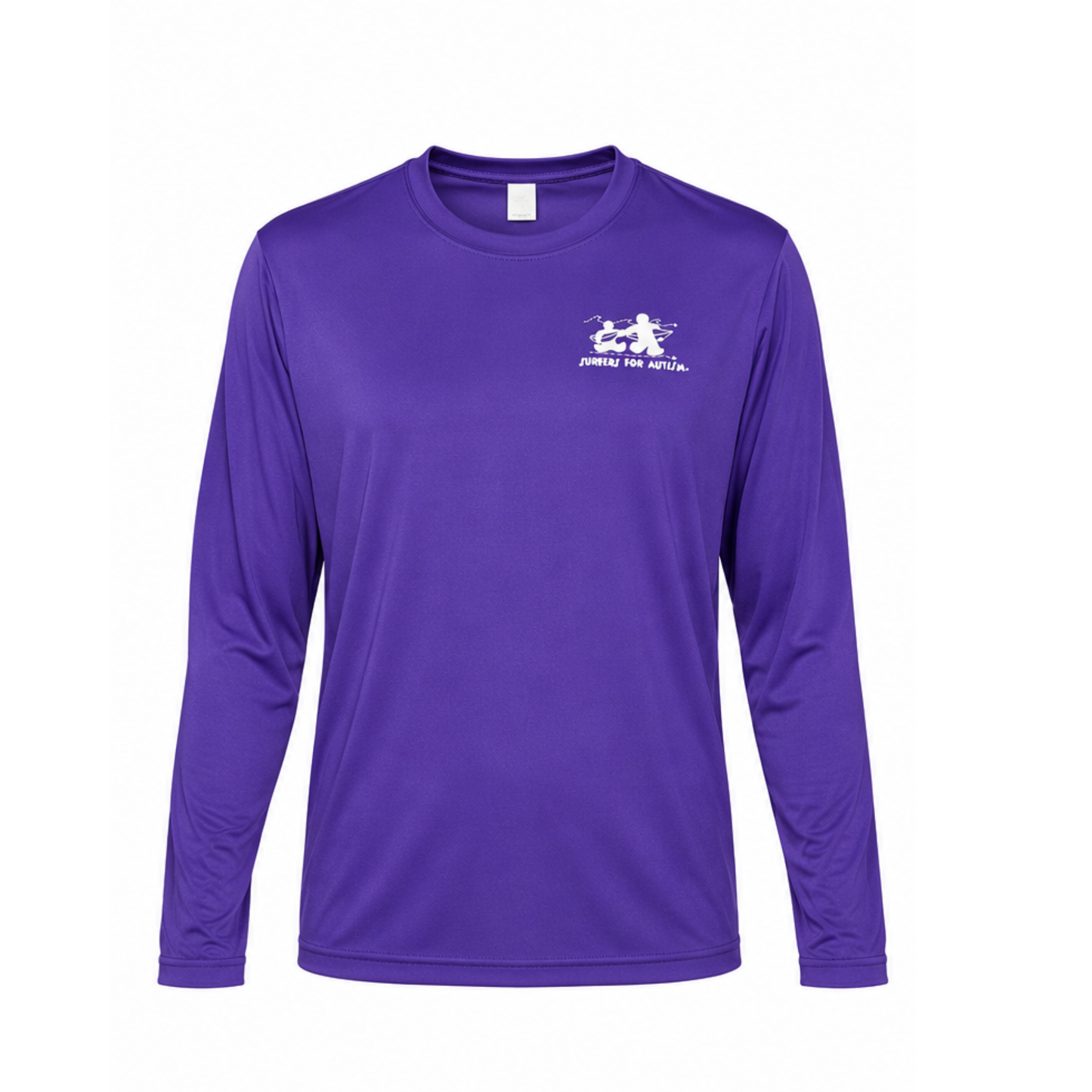 Surfers for Autism® Performance Long Sleeve Shirt In Purple