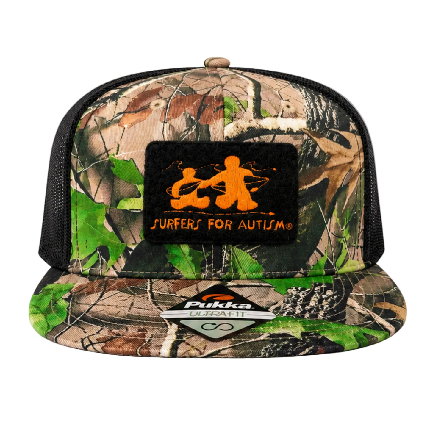 Surfers for Autism® Adjustable Camo Trucker Hat