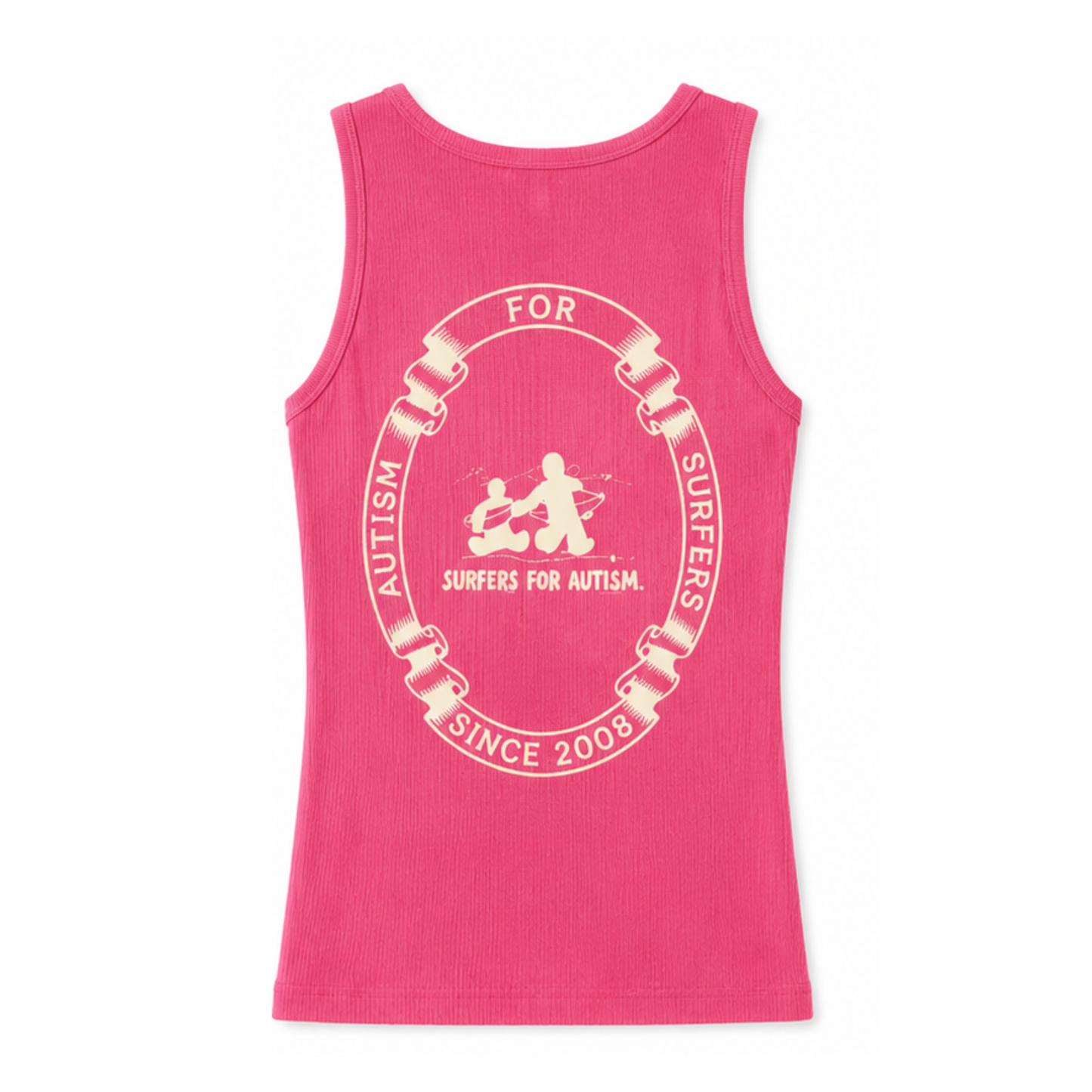Surfers for Autism® Classic Logo Womens Tank Top Pink