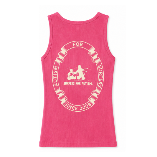 Surfers for Autism® Classic Logo Womens Tank Top Pink