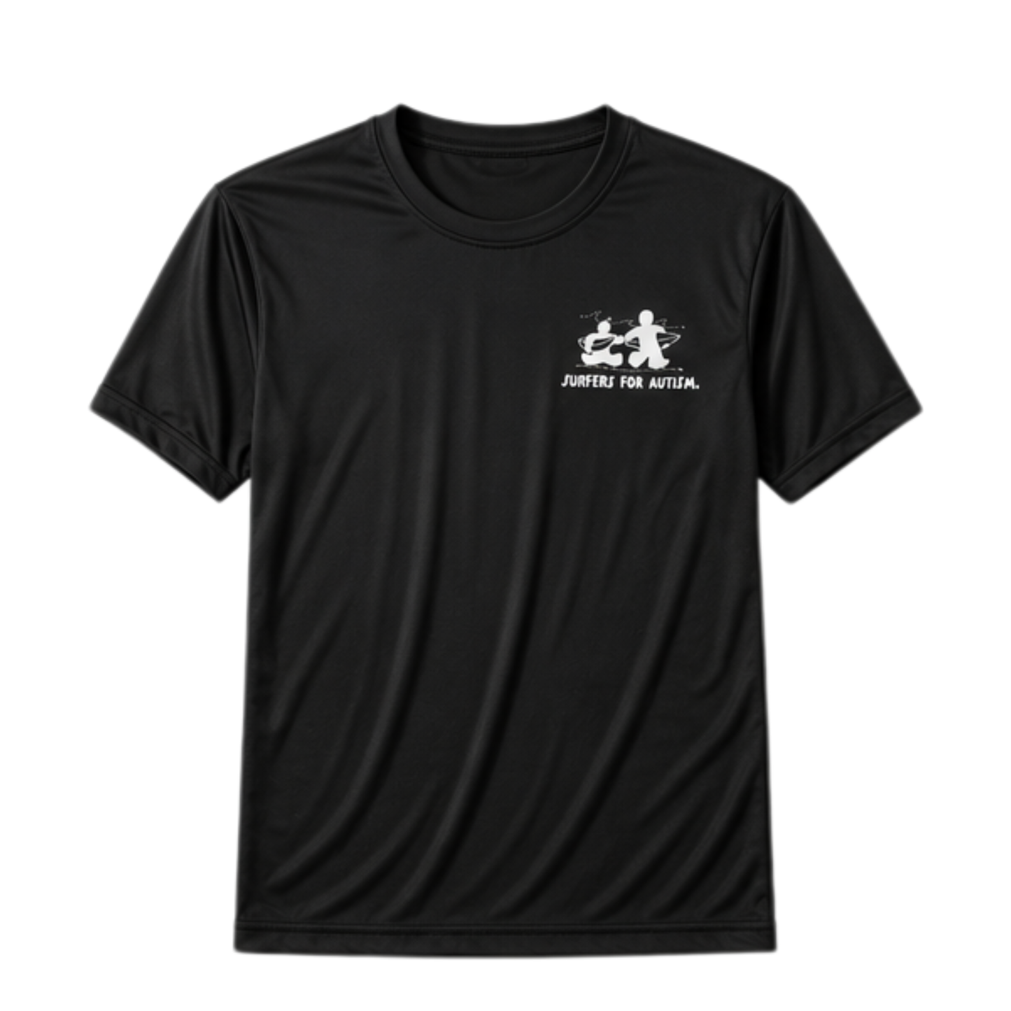 Surfers for Autism® Performance Short Sleeve Shirt In BlacK