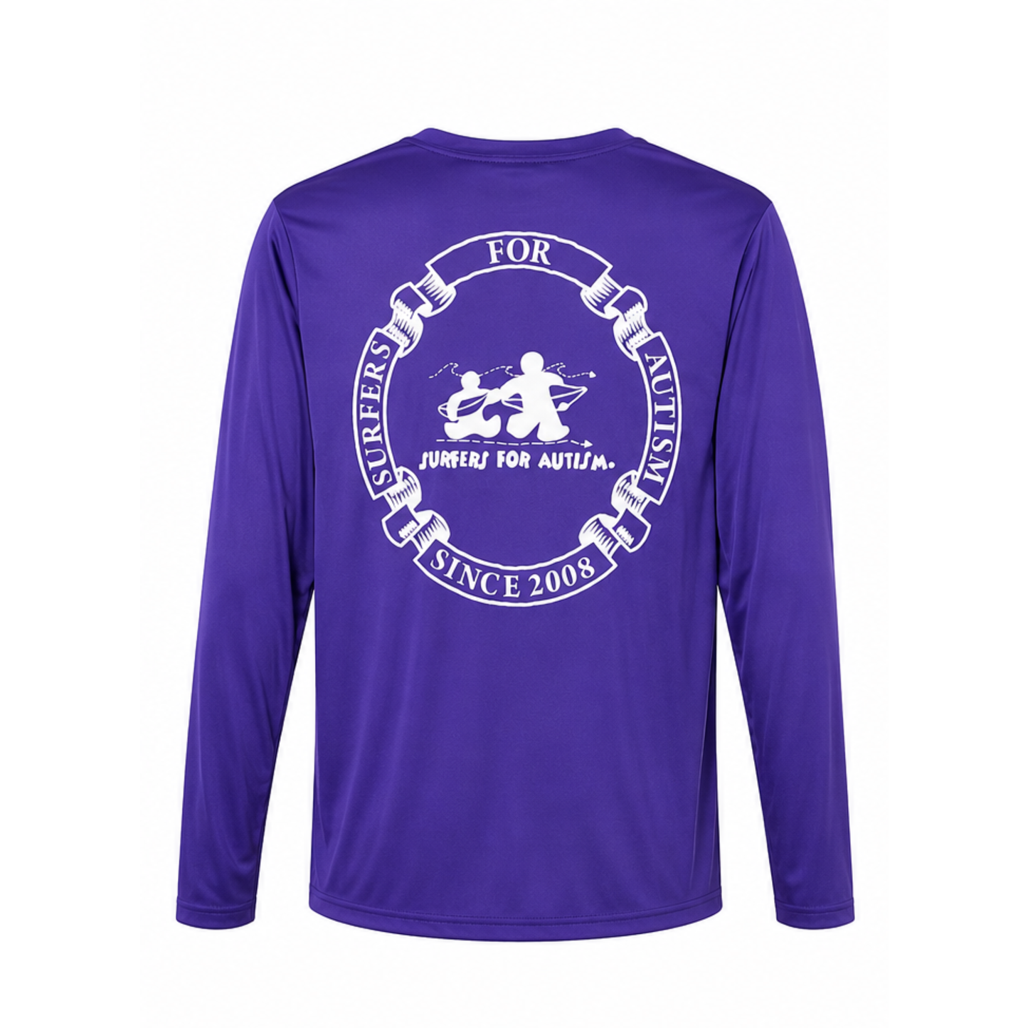 Surfers for Autism® Performance Long Sleeve Shirt In Purple