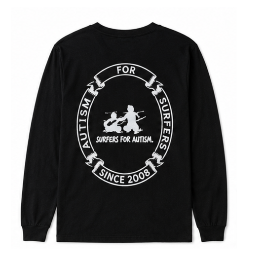 Surfers for Autism® Classic Logo Long Sleeve T-Shirt In Red (Copy)
