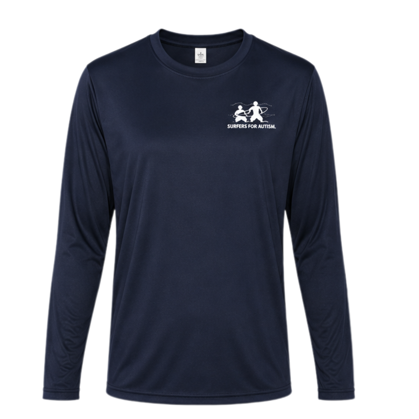 Surfers for Autism® Performance Long Sleeve Shirt In Navy