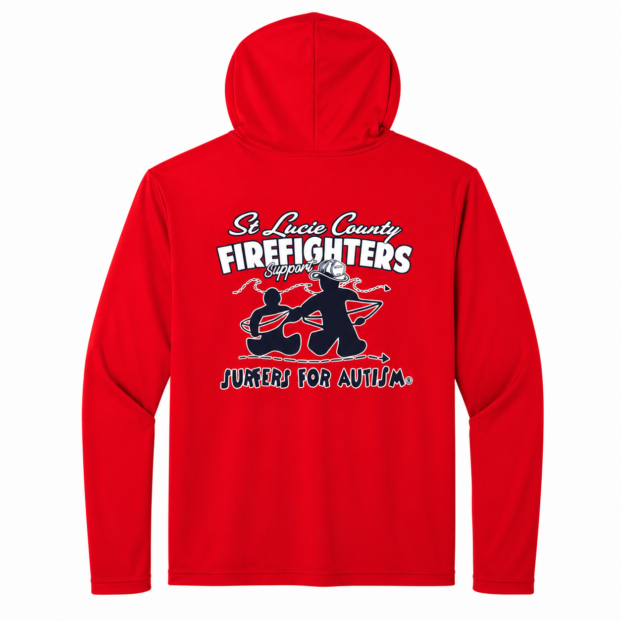 St. Lucie County Chapter Performance Adult Hooded Tee
