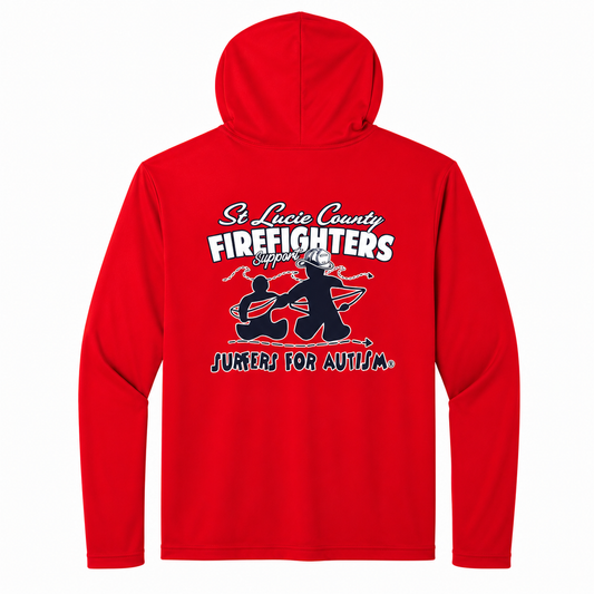 St. Lucie County Chapter Youth Performance Hooded Tee