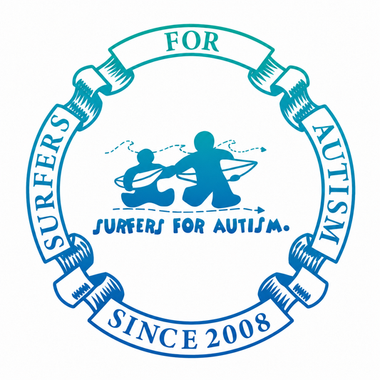 Surfers For Autism Classic Logo Sticker – 4"