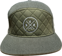 Load image into Gallery viewer, Quilted Army Green Hat