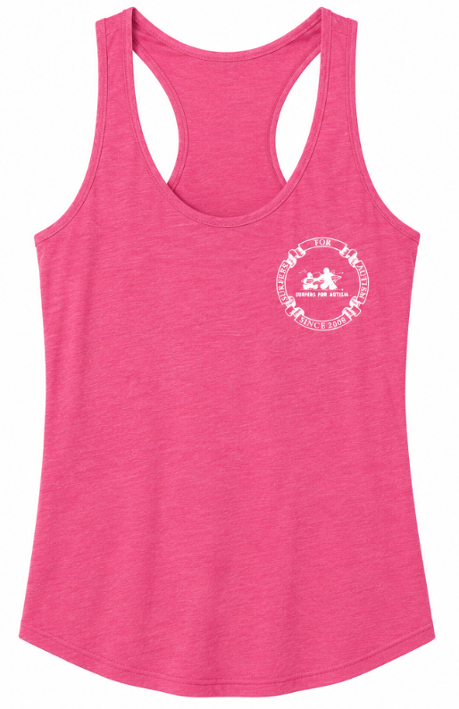Surfers for Autism Women's Racerback Tank In Vintage Pink