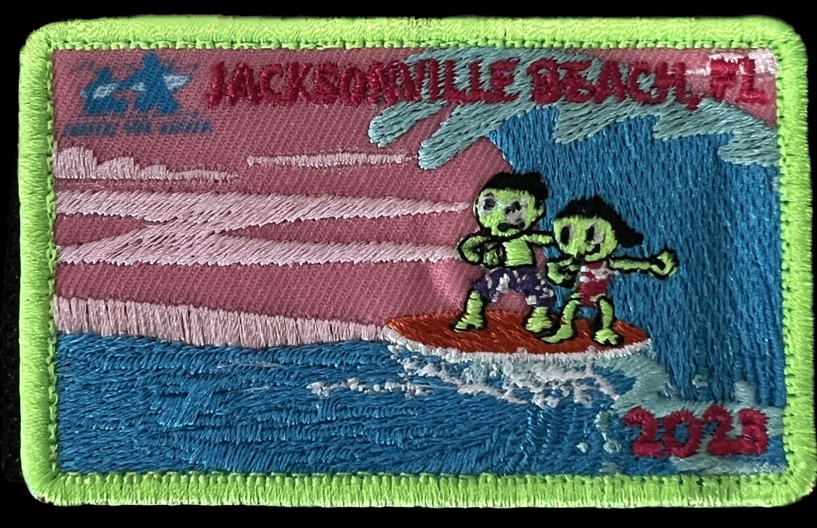 Patch 2023 Jacksonville Beach Velcro